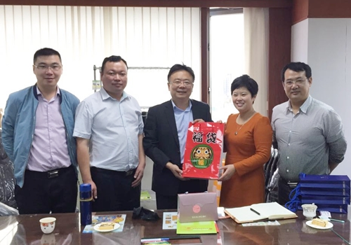 江苏省南通市海安县大公镇党委书记 程瑞琴(现如皋市副市长)一行莅临